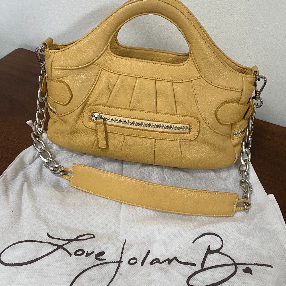 Double-Handled Leather Handbag
